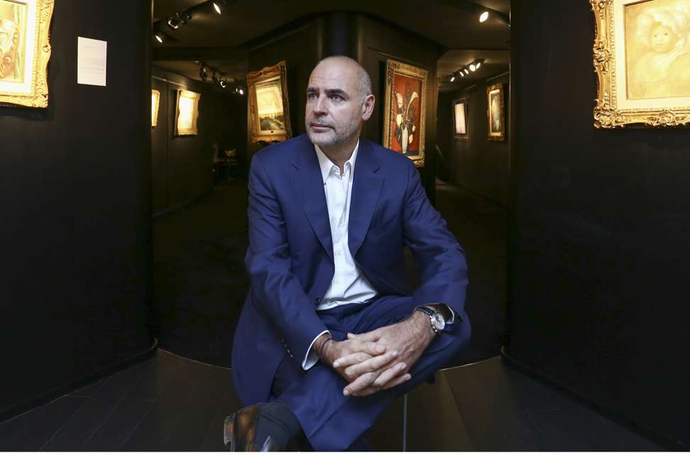 Gilles Dyan of Opera Gallery in Central. Photo: Jonathan Wong