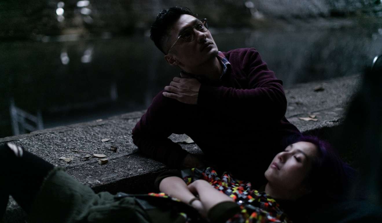 Shawn Yue and Miriam Yeung in a scene from Love Off the Cuff.