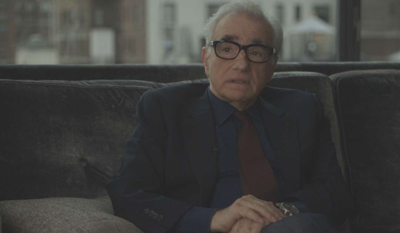 Martin Scorsese interviewed in the film Hitchcock/Truffaut.