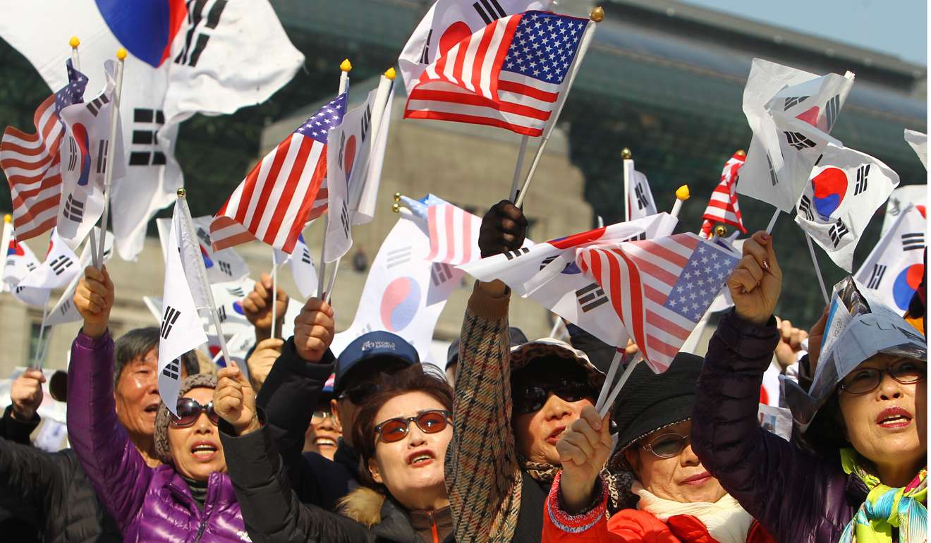 (Supporters of South Korea's ousted leader Park Geun-hye. Photo: Xinhua