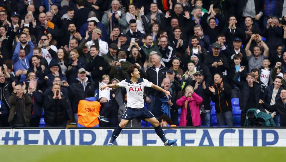 Son Heung-min will lead Tottenham’s front line against Chelsea in the FA Cup semi-final. Photo: Reuters