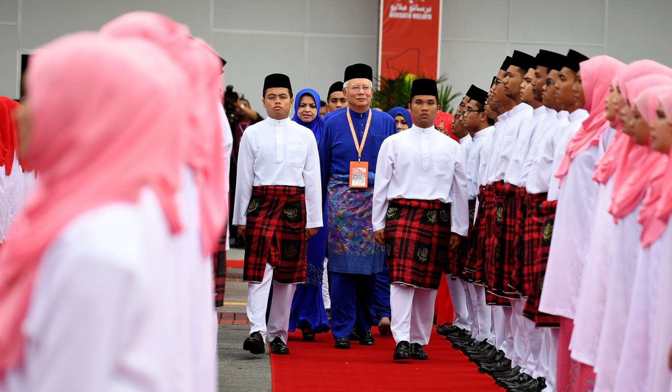 Malaysian Prime Minister Najib Razak attends the annual congress of his party, the United Malays National Organisation. Photo: AFP