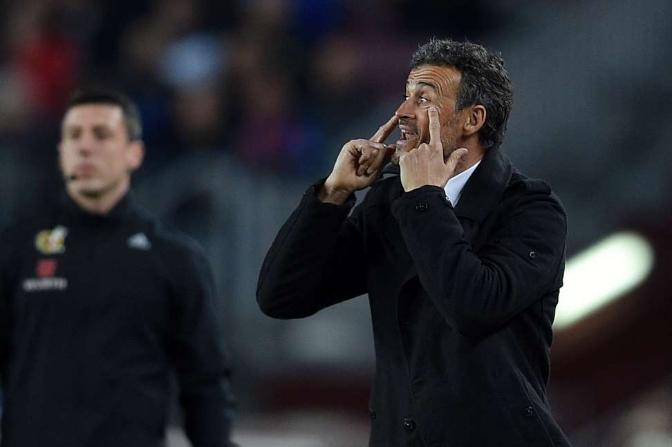 Barcelona coach Luis Enrique says people should enjoy Messi while they can. Photo: AFP