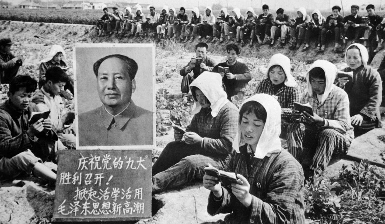 Peasants study Mao Zedong Thought in May 1969. Photo: Xinhua