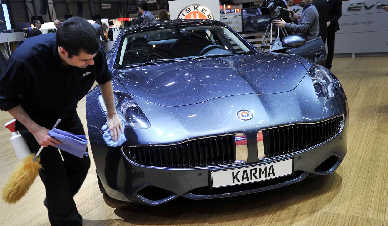 Wanxiang bought then-bankrupt Fisker Automotive – now called Karma – in 2014. Karma has since begun selling electric cars in the US. Photo: AFP