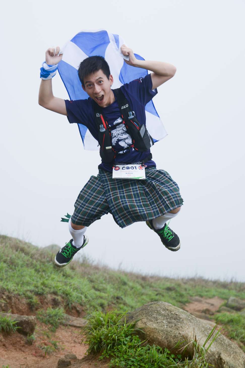 A Team Scotland member on the Country of Origin course in 2016. Photo: Lucien Chan