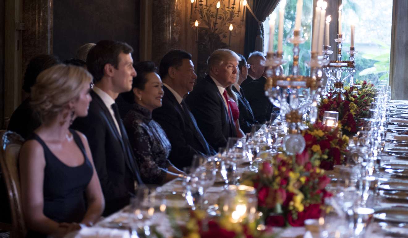US President Donald Trump informed Chinese President Xi Jinping of the US military strike against Syria over dinner at Mar-a-Lago. Photo: AFP