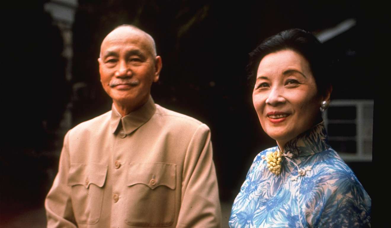 Chiang Kai-Shek with his wife, Madame Chiang Kai-Shek, Soong May-ling, in June 1964. Photo: AP