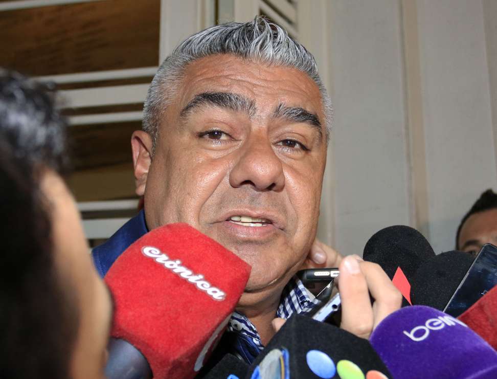 AFA president Claudio Tapia revealed Bauza was to leave his post. Photo: AFP