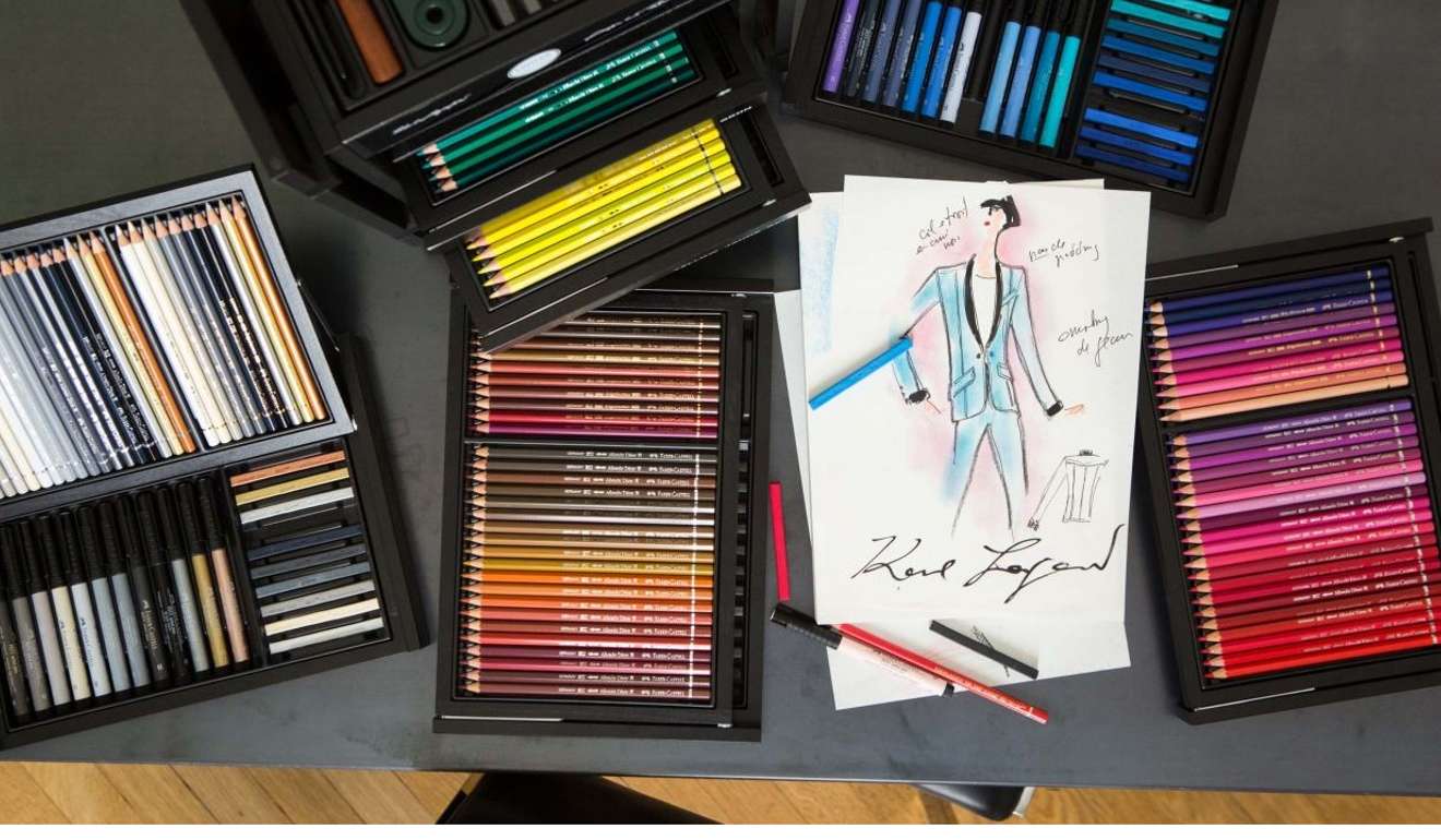 Karl Lagerfeld collaborates with Faber-Castell for US$3,000 art supply kit