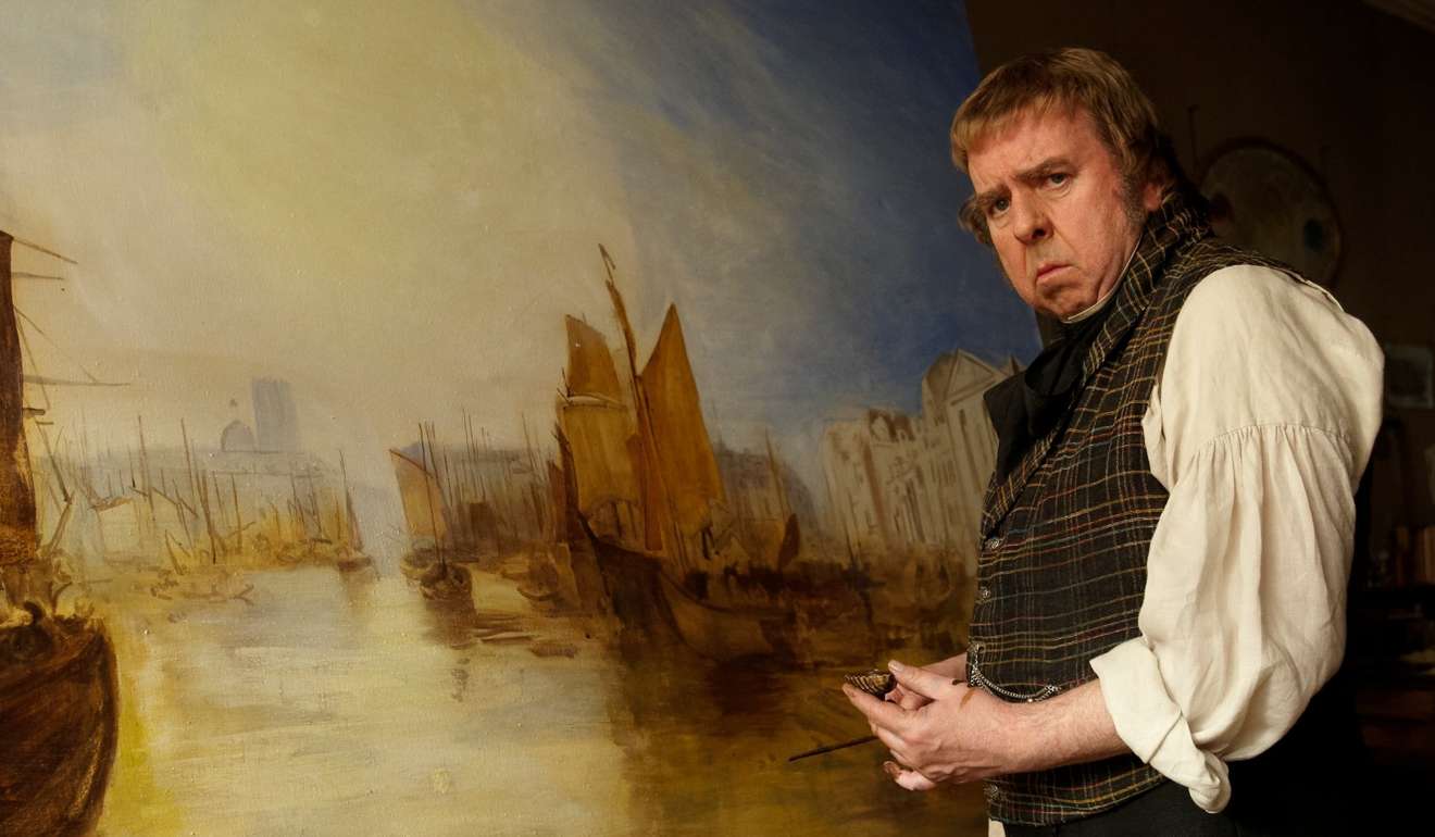 Spall as the British painter J.M.W. Turner.