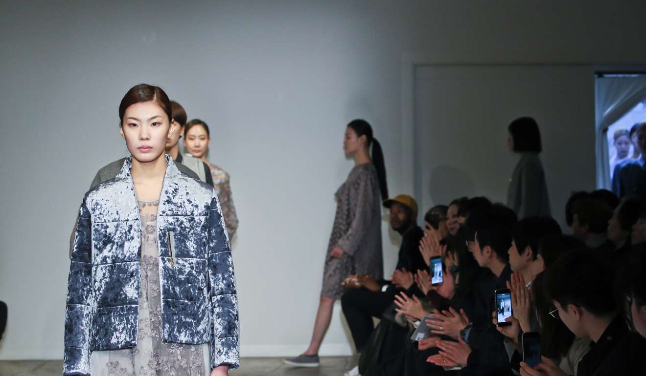 Sustainable-fashion label The Kam’s Wear Grey autumn-winter 2017 concept show at Seoul Fashion Week. Photo: Justin Shin