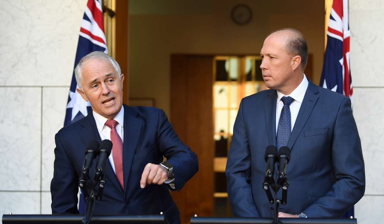 Australian Prime Minister Malcolm Turnbull and Minister for Immigration and Border Protection Peter Dutton. Photo: Reuters
