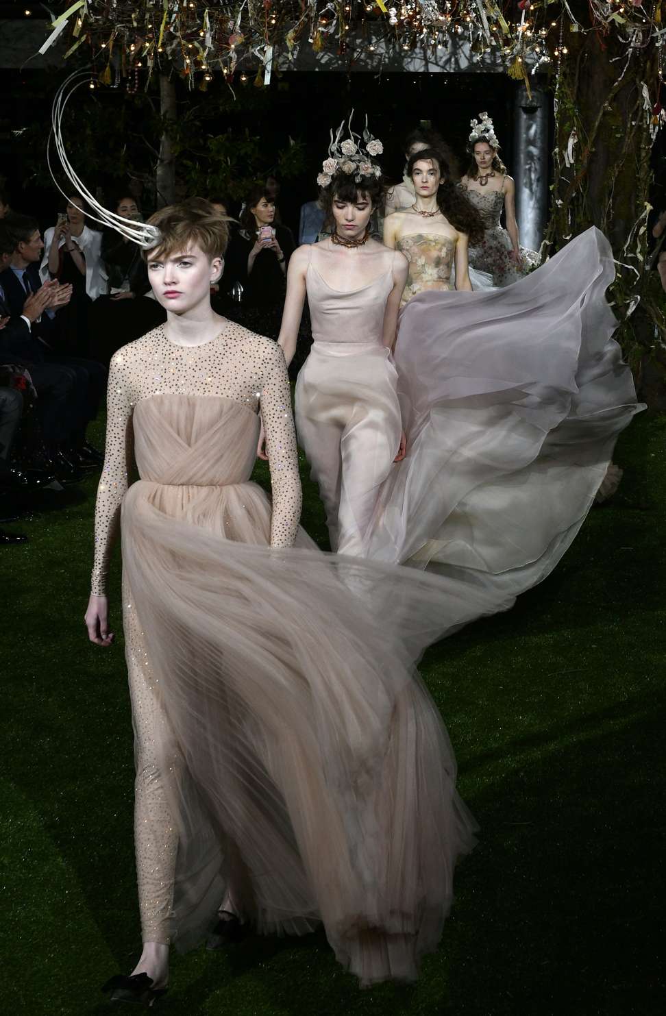 Backstage at Dior's Tokyo show, models turn to macaroons and