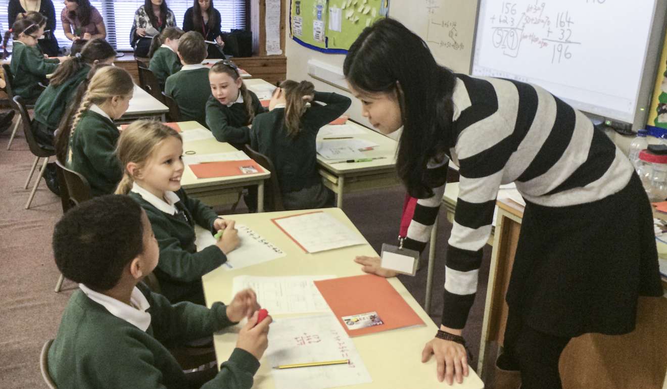 A Shanghai maths teacher at a British school. Photo: Handout