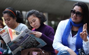 Filipinos make up the largest number of domestic helpers in Hong Kong. Photo: Nora Tam Filipinos make up the largest number of domestic helpers in Hong Kong. Photo: Nora Tam