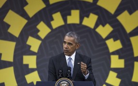 US President Barack Obama speaks during a news conference at the Apec 2016 CEO Summit in Lima, Peru, on Sunday. Photo: Bloomberg US President Barack Obama speaks during a news conference at the Apec 2016 CEO Summit in Lima, Peru, on Sunday. Photo: Bloomberg