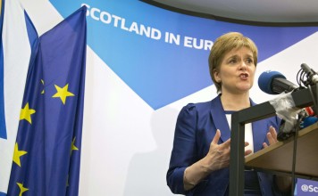First Minister Nicola Sturgeon wants Scotland to remain in the European Union. Photo: EPA