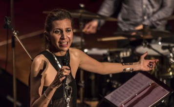 Mexican jazz singer Magos Herrera making her Hong Kong debut at City Hall. Photos: Alfonso Rosales
