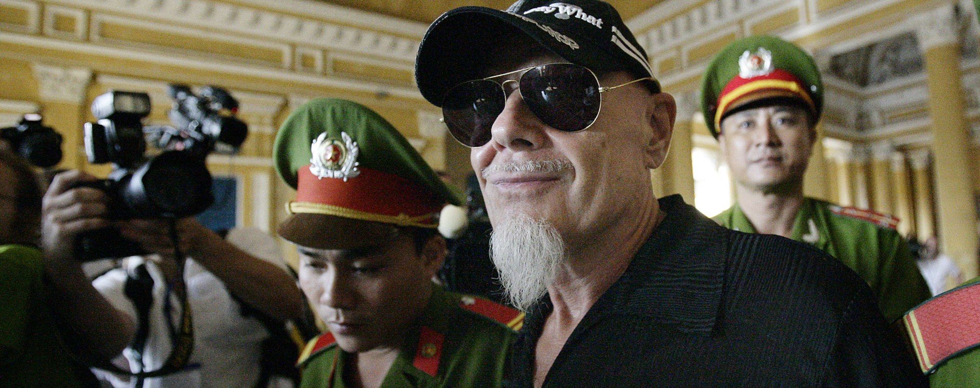 Gary Glitter in Vietnam after his expulsion from Cambodia. Photo: AFP