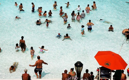 This July was the all-time highest monthly temperature in the records that date back to 1880. Photo: AFP