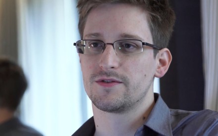FILE - In this June 9, 2013, file photo provided by The Guardian Newspaper in London shows Edward Snowden, who worked as a contract employee at the National Security Agency, in Hong Kong. Compared with their more moderate Republican or Democratic peers, tea party supporters and liberals are significantly more likely to oppose the collection of millions of ordinary citizens’ telephone and Internet data, an Associated Press-GfK poll shows. By a 2-to-1 margin, both tea party supporters and liberals say the government should put protecting citizens’ rights and freedoms ahead of protecting them from terrorists. (AP Photo/The Guardian, Glenn Greenwald and Laura Poitras, File) FILE - In this June 9, 2013, file photo provided by The Guardian Newspaper in London shows Edward Snowden, who worked as a contract employee at the National Security Agency, in Hong Kong. Compared with their more moderate Republican or Democratic peers, tea party supporters and liberals are significantly more likely to oppose the collection of millions of ordinary citizens’ telephone and Internet data, an Associated Press-GfK poll shows. By a 2-to-1 margin, both tea party supporters and liberals say the government should put protecting citizens’ rights and freedoms ahead of protecting them from terrorists. (AP Photo/The Guardian, Glenn Greenwald and Laura Poitras, File)