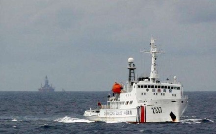 A file picture of a Chinese coast guard vessel on patrol in the South China Sea. Malaysia says Chinese ships have encroached into an area near the Luconia Shoals. Photo: Reuters A file picture of a Chinese coast guard vessel on patrol in the South China Sea. Malaysia says Chinese ships have encroached into an area near the Luconia Shoals. Photo: Reuters