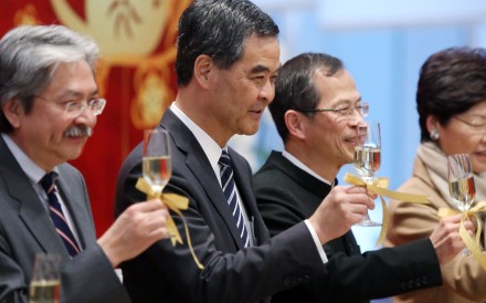 Duo’s remarks on joining chief executive race appear uncoordinated but confirm political observers’ suspicions that they would be top contenders for job