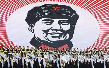 A show in Beijing celebrates “Red Songs” from the Cultural Revolution era. File Photo