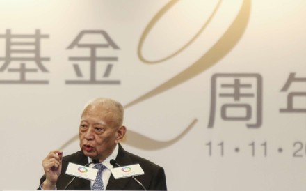 Tung Chee-hwa addresses the anniversary dinner for the Our Hong Kong Foundation. Photo: Xiaomei Chen Tung Chee-hwa addresses the anniversary dinner for the Our Hong Kong Foundation. Photo: Xiaomei Chen