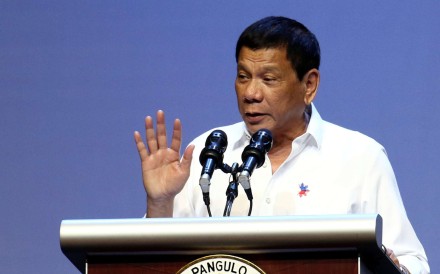 Philippines President Rodrigo Duterte. Photo: Reuters