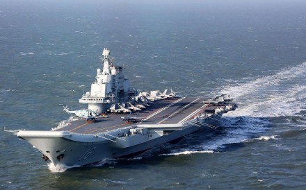 The Liaoning, China's only aircraft carrier. Photo: AFP