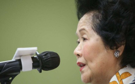 Anson Chan speaking last week about the qualities a Hong Kong chief executive should possess. Photo: Sam Tsang Anson Chan speaking last week about the qualities a Hong Kong chief executive should possess. Photo: Sam Tsang