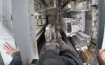 Unclear exactly where and when he pulled off stunt, but video already has over a million views