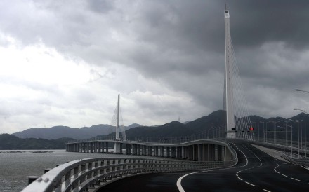 A file picture of the Shenzhen Bay Bridge, or the Hong Kong-Shenzhen Western Corridor, taken last month in Shenzhen. Photo: AFP A file picture of the Shenzhen Bay Bridge, or the Hong Kong-Shenzhen Western Corridor, taken last month in Shenzhen. Photo: AFP