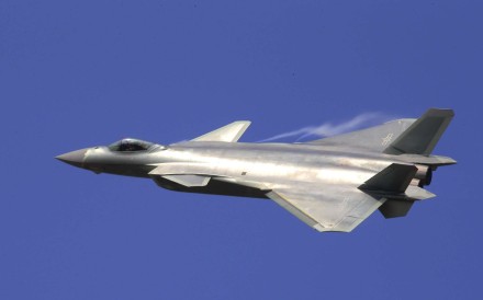 The J-20 stealth fighter at an air show in Zhuhai last November. Photo: Xinhua