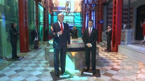 Wax versions of Trump, Pena Nieto meet in Mexico City