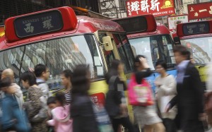 Drivers of red-top minibuses now earn an average of just HK$10,000 a month, down from HK$30,000 four years ago. Photo: David Wong