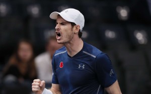 Britain’s Andy Murray struggled past Fernando Verdasco in the first round in Paris. Photo: EPA