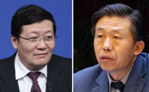 Lou Jiwei (left) and Xiao Jie. Photo: SCMP Pictures