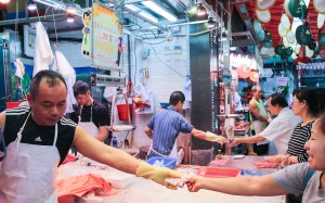 Eleven sellers of fresh food have now moved into the Graham Street market. Photo: Sam Tsang