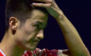 Chen Long of China reacts during the men's singles final against Jan O Jorgensen of Denmark at the China Open badminton tournament in Fuzhou, capital of southeast China's Fujian Province, Nov. 20. Chen Long lost 0-2. (Xinhua/Wei Peiquan) Chen Long of China reacts during the men's singles final against Jan O Jorgensen of Denmark at the China Open badminton tournament in Fuzhou, capital of southeast China's Fujian Province, Nov. 20. Chen Long lost 0-2. (Xinhua/Wei Peiquan)