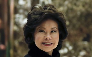 Chao to implement US$1 trillion infrastructure programme Trump wants Chao to implement US$1 trillion infrastructure programme Trump wants