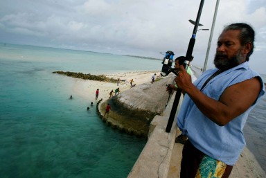 The island nation of Kiribati established a large shark sanctuary that will help ensure the creatures are protected across much of the central Pacific. Photo: AP The island nation of Kiribati established a large shark sanctuary that will help ensure the creatures are protected across much of the central Pacific. Photo: AP