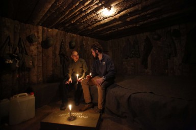 War Hostel in Bosnian capital recreates conditions of 1992-95 Balkan conflict, with bedrooms lit by a single bulb, plastic sheets on windows, candles to read by and a tape of exploding bombs playing all night War Hostel in Bosnian capital recreates conditions of 1992-95 Balkan conflict, with bedrooms lit by a single bulb, plastic sheets on windows, candles to read by and a tape of exploding bombs playing all night