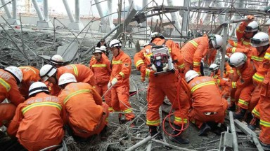 The Fengcheng power plant industrial disaster on Thursday killed almost an entire shift of workers, making it one of the deadliest in China. Photo: EPA