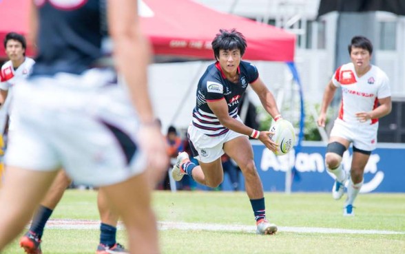 Cado Lee Ka-to looks for an option on day one of Hong Kong’s Asia Rugby Sevens Series campaign in Sri Lanka on Saturday and Sunday. Photo: SCMP Pictures Cado Lee Ka-to looks for an option on day one of Hong Kong’s Asia Rugby Sevens Series campaign in Sri Lanka on Saturday and Sunday. Photo: SCMP Pictures