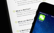 The WeChat app allows text and voice messaging as well as interaction with "bots" similar to a feature unveiled by Facebook unveiled last week. 
Photo: Getty