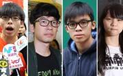 <p>Occupy movement comrades Nathan Law Kwun-chung, Oscar Lai Man-lok and Agnes Chow Ting will join him in the “stand for democracy”</p> <p>Occupy movement comrades Nathan Law Kwun-chung, Oscar Lai Man-lok and Agnes Chow Ting will join him in the “stand for democracy”</p>