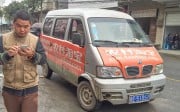 A Rural Taobao partner in the village of Baiguo uses this van to pick up produce from his farmer neighbours, which he then sells online. Photo: Los Angeles Times/TNS
